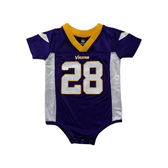 Y2K Adrian Peterson Jersey Onesie - Picture 1 of 4